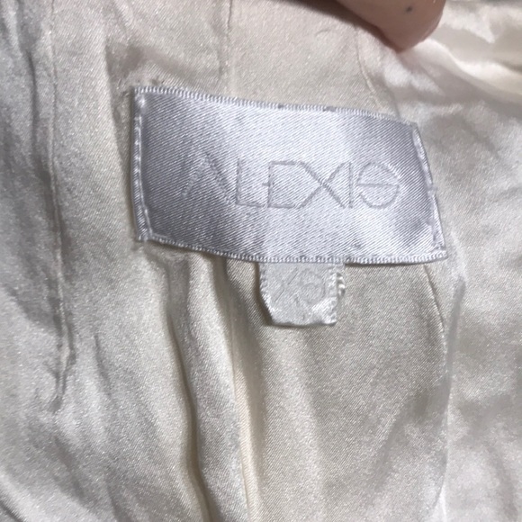 ALEXIS Intermix Wool Silk Tweed Textured minimalist Fartchet Vintage cottage raw - Picture 8 of 8